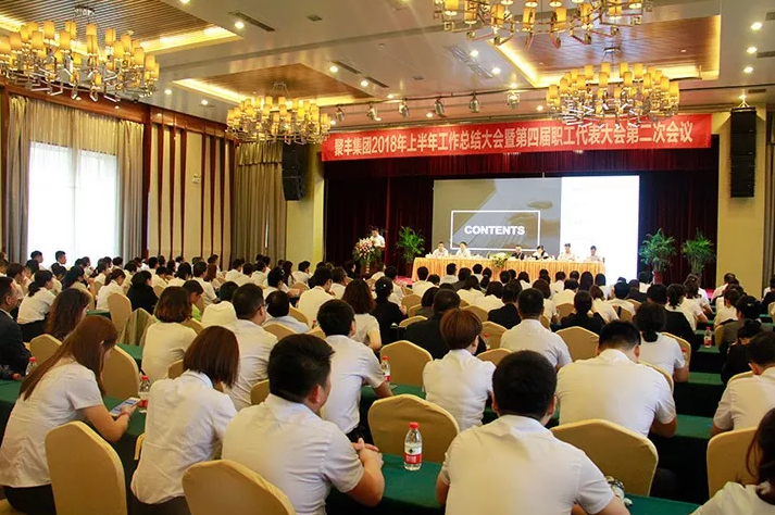 聚丰集团召开2018年上半年度工作总结暨第四届职工代表大会第二次会议
